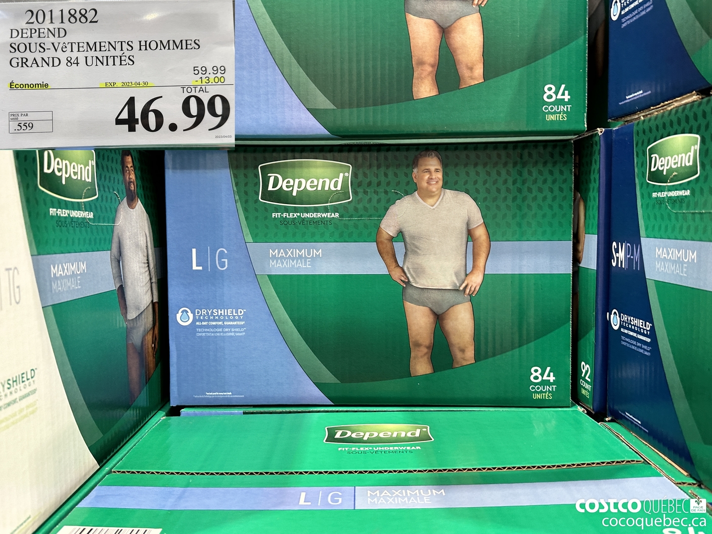 DEPEND, POISE Sous-vêtements, culottes ou serviettes sélectionnés/Selected  underwear, panties or pads, Uniprix deals this week, Uniprix flyer