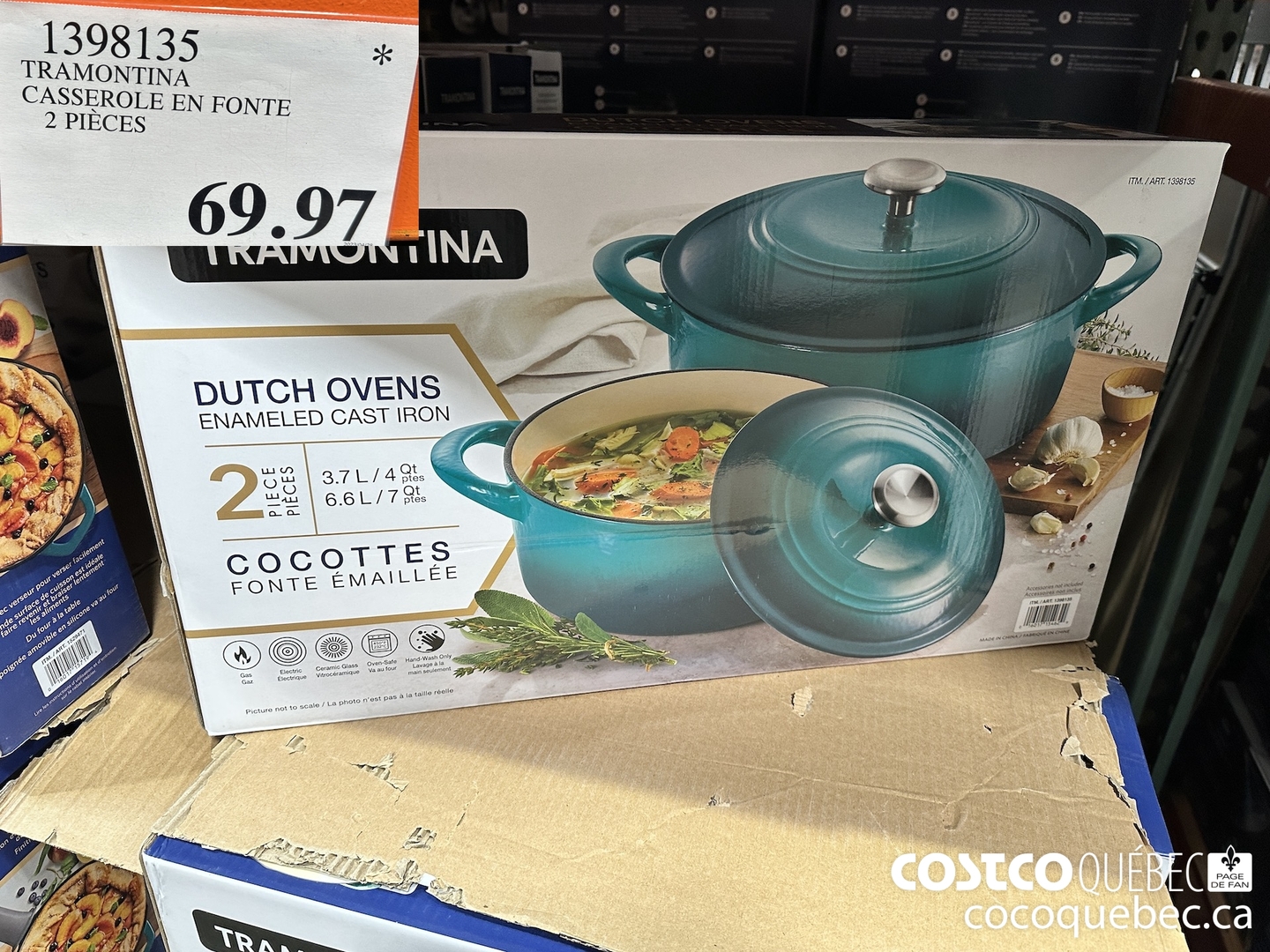 Tramontina Dutch Oven, 2-pack, $44.99 : r/Costco