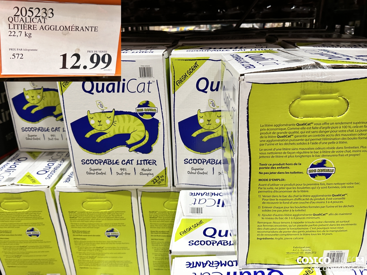 Costco qualicat clearance