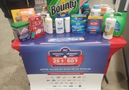 Table de produit Procter & Gamble